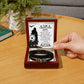 Gift For Dad - Love You Forever Bracelet - Deep Down Inside