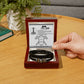 Gift For Dad - Love You Forever Bracelet - Safe and Protected