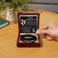 Daddy To Be Mens Braided "Love You Forever" Bracelet - I Feel You Around