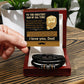 Gift For Dad - Love You Forever Bracelet - You're The Best