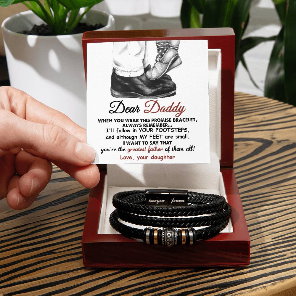 Dad Promise Bracelet Gift