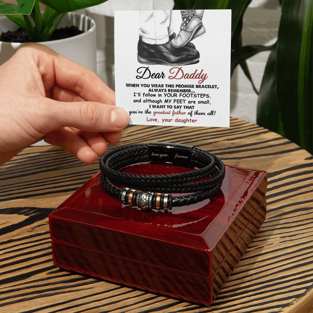 Dad Promise Bracelet Gift