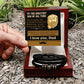 Gift For Dad - Love You Forever Bracelet - You're The Best