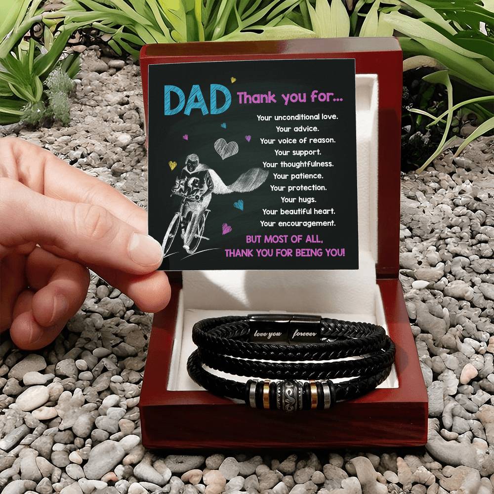 Bracelet Gift For Dad-Thank You For Everything