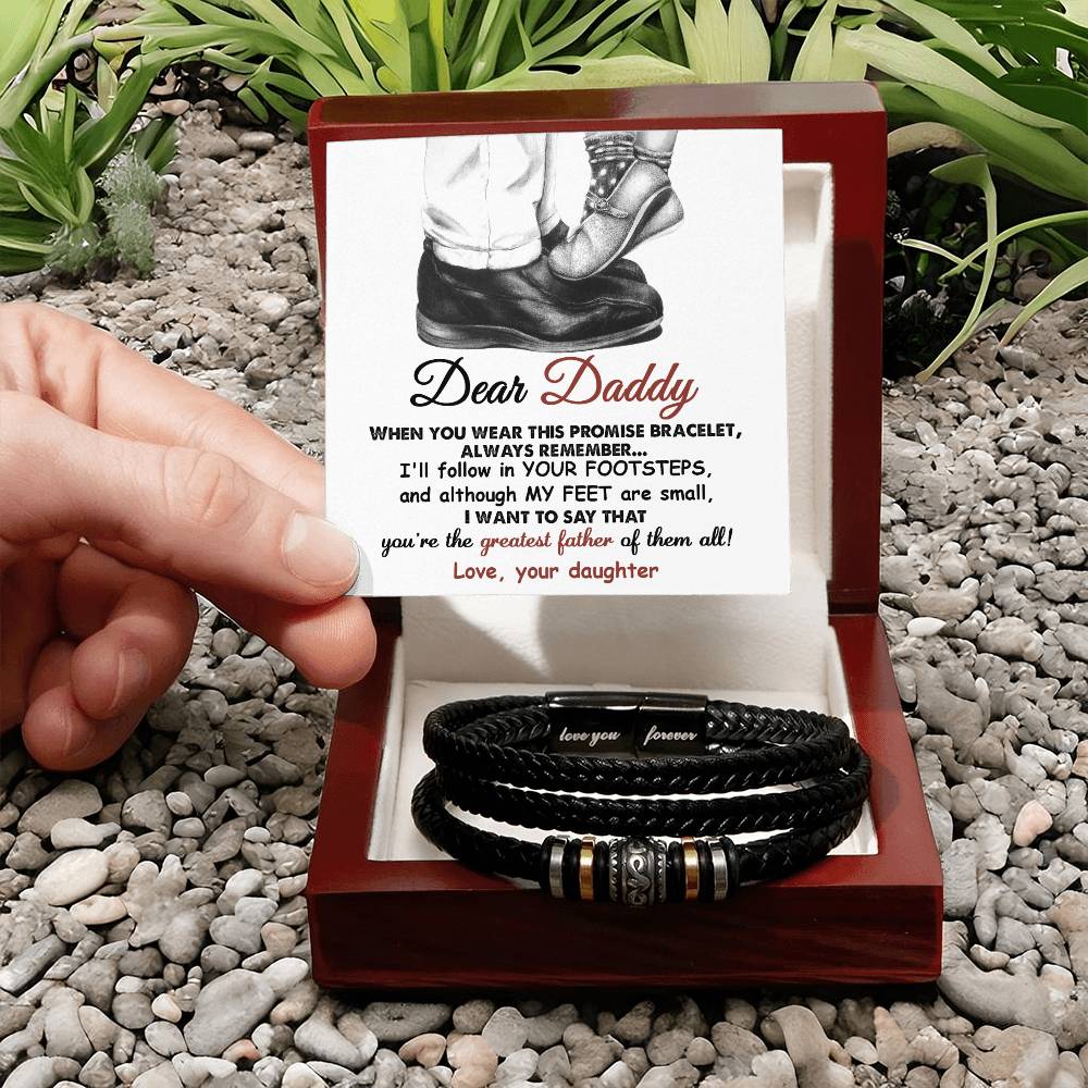 Dad Promise Bracelet Gift