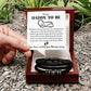 Dad To Be Bracelet Gift - In Your Arms