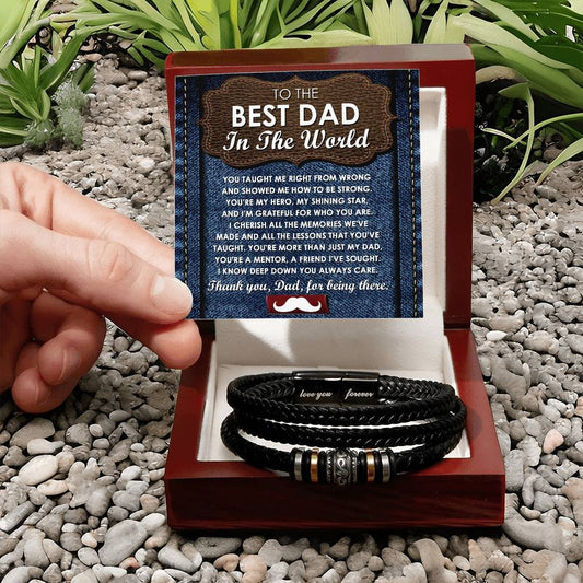 Dad Bracelet Gift - To Be Strong