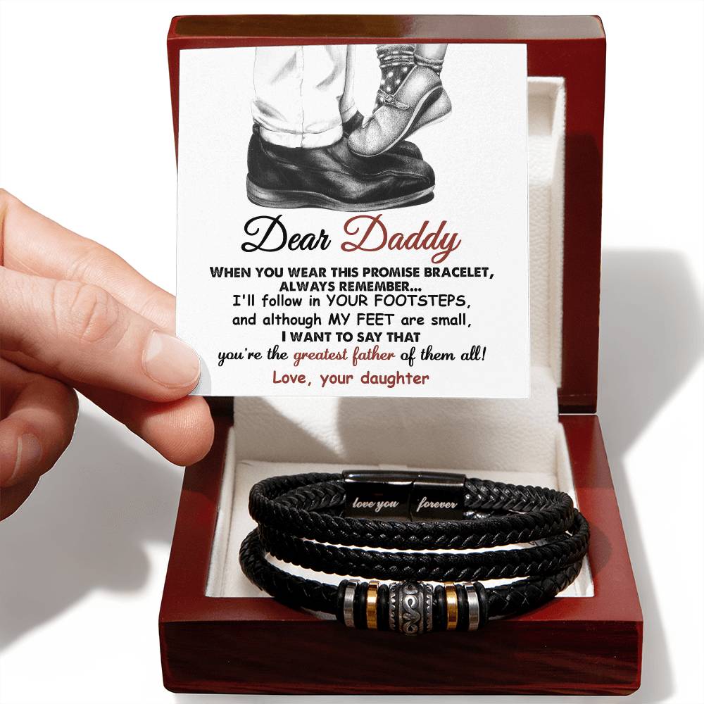 Dad Promise Bracelet Gift