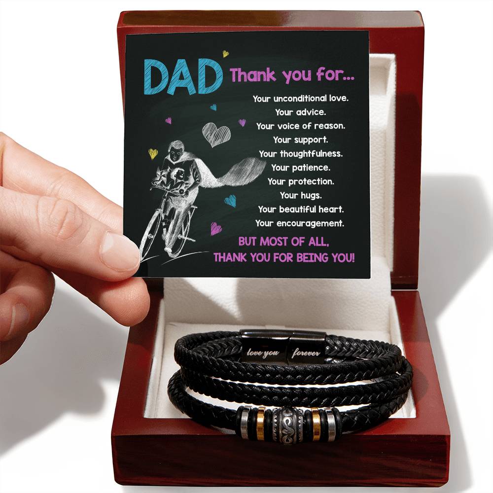 Bracelet Gift For Dad-Thank You For Everything