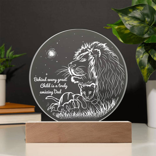 Dad Gift-Amazing Dad Acrylic Plaque