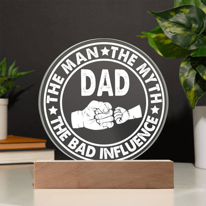 Dad Gift-The Man Acrylic Plaque