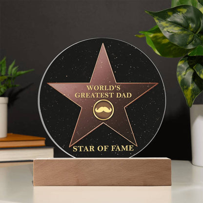 Dad Gift-The Greatest Dad Acrylic Plaque