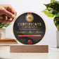Dad Gift-The Best Father Acrylic Plaque