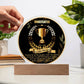 Funny Dad Gift-Dad The Joke Champion Acrylic Plaque