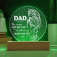 Dad Gift-Reach For You Acrylic Plaque