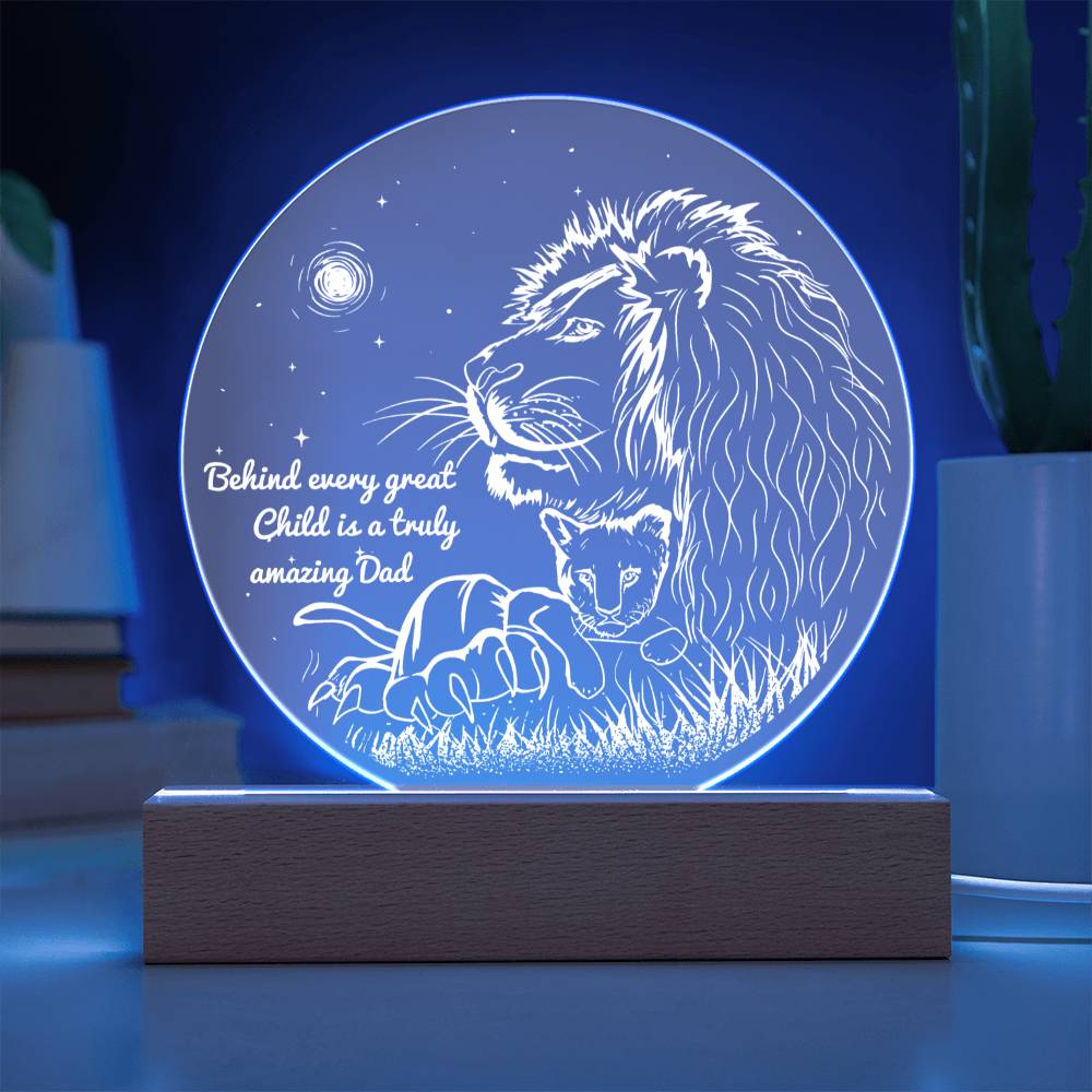 Dad Gift-Amazing Dad Acrylic Plaque