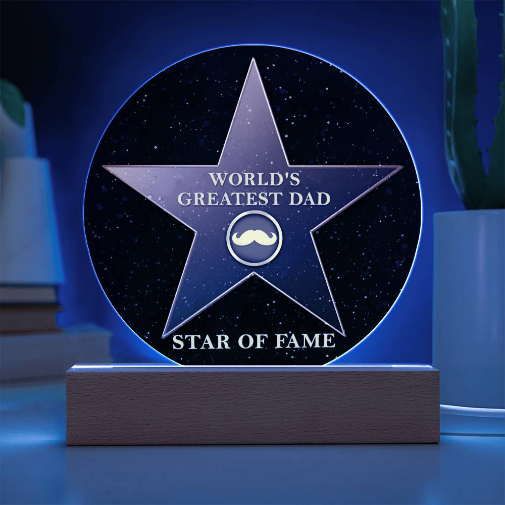 Dad Gift-The Greatest Dad Acrylic Plaque