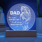 Dad Gift-Reach For You Acrylic Plaque