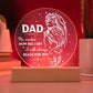 Dad Gift-Reach For You Acrylic Plaque