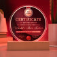 Dad Gift-The Best Father Acrylic Plaque