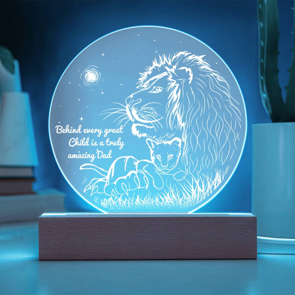 Dad Gift-Amazing Dad Acrylic Plaque