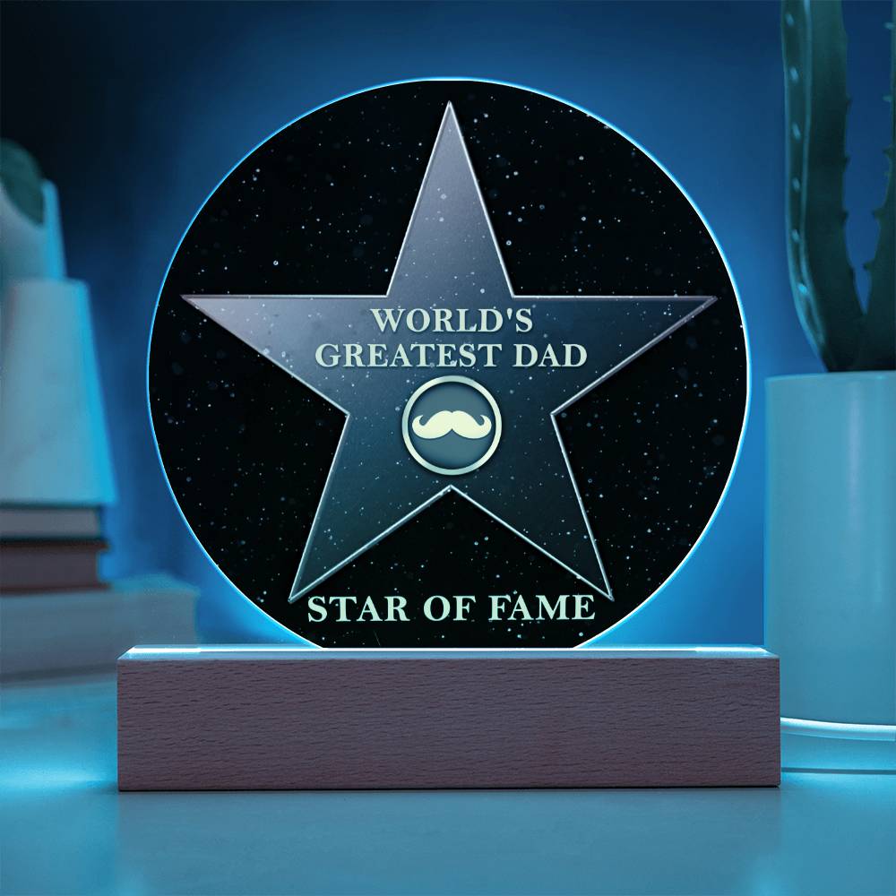 Dad Gift-The Greatest Dad Acrylic Plaque