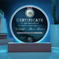 Dad Gift-The Best Father Acrylic Plaque