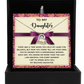 To My Daughter - Grown Into A Remarkable Woman - Scripted Love Necklace