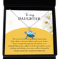 To My Daughter - Opal Turtle Necklace - A Special Place