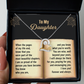 To My Daughter - You Are Wise Beyond Your Years - Scripted Love Necklace